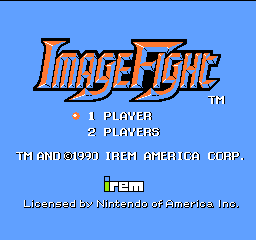 Image Fight Title Screen